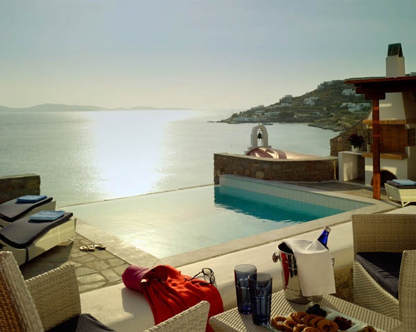 Luxury Mykonos Grand Hotel With Harmonious Architecture On Mykonos Island