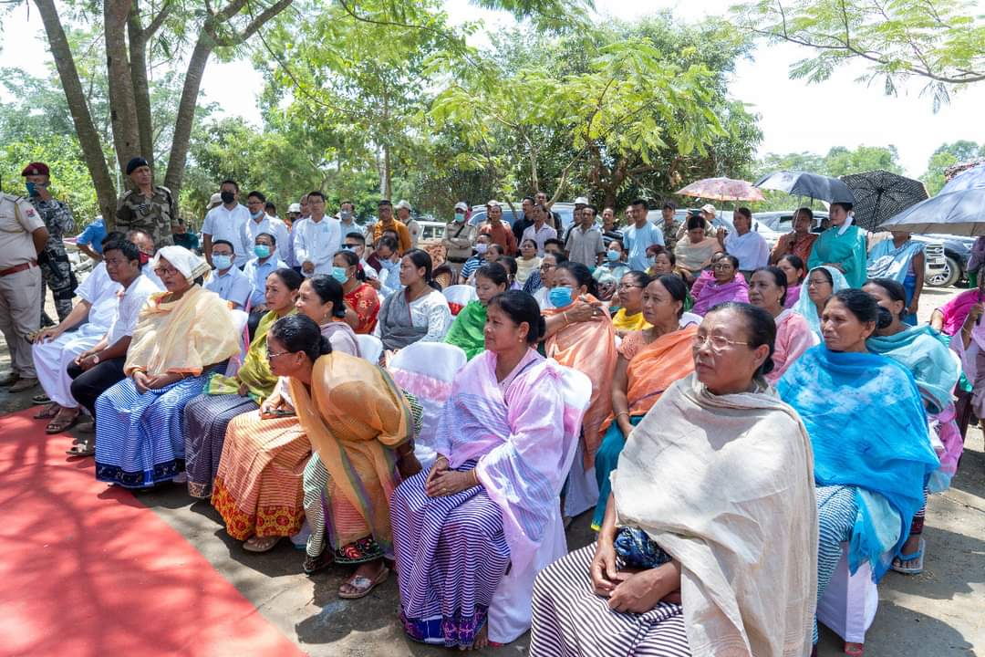 CM.N.Biren Singh Interaction with the people