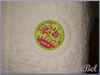 Motif de matelassage par broderie