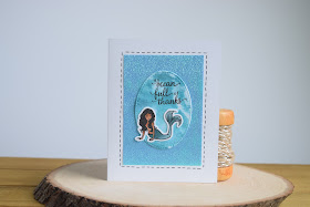 Mermaid Card by Jess Crafts using Hero Arts May 2017 Card Kit