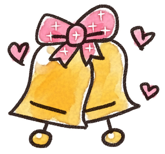 ウェディングベルのイラスト 結婚式 ゆるかわいい無料イラスト素材集 ウェディングベルのイラスト 結婚式 ゆるかわいい無料イラスト素材集