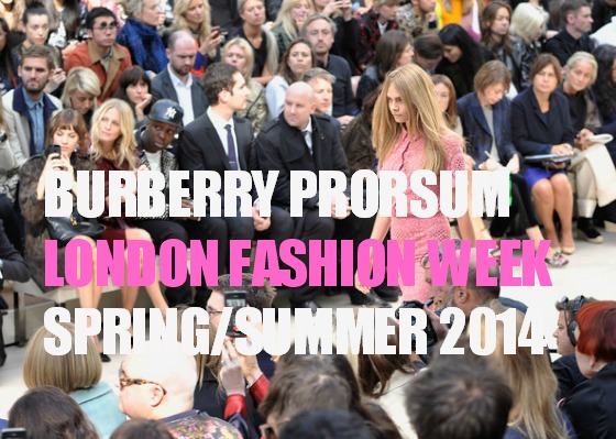 Burberry Prorsum SS14. LFW Alexa Chung Poppy Delevingne Jamal Edwards Kevin Systrom Andrew Bosworth