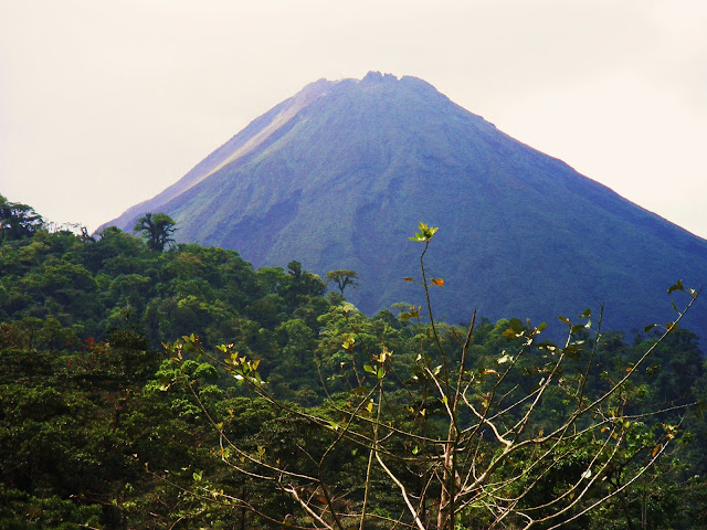 Arenal volcano rain forest