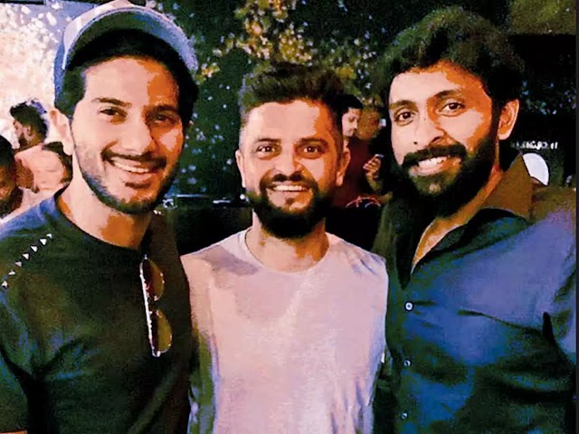 Suresh Raina brings out the fanboy in Dulquer Salmaan