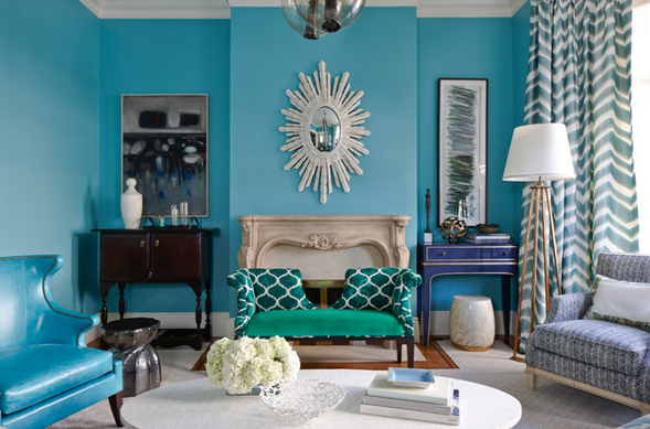 15 Examples Scrumptious Turquoise  Living Room Ideas