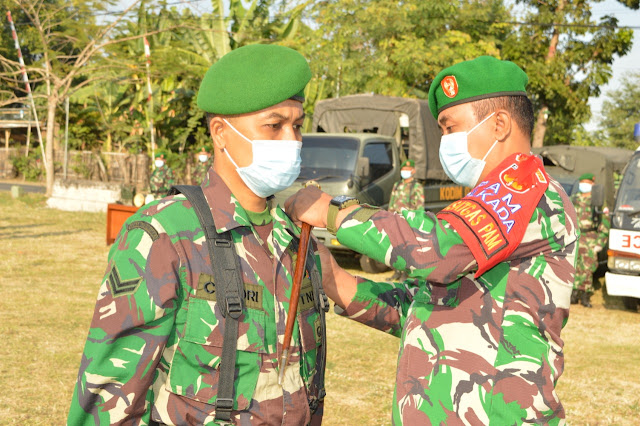 Dandim 0723/Klaten Pimpin Apel Gelar Kesiapan Pengamanan Pilkada Tahun 2020