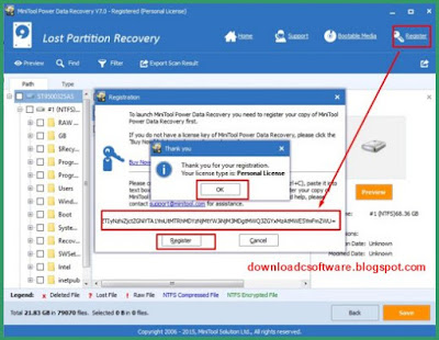 Serial MiniTool Power Data Recovery