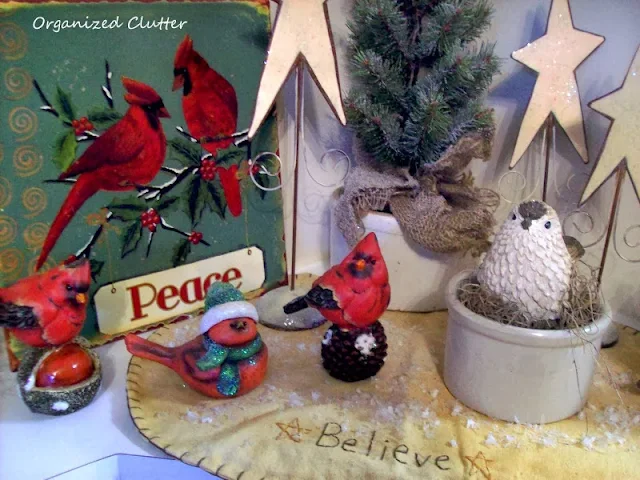 Christmas Bird Vignette