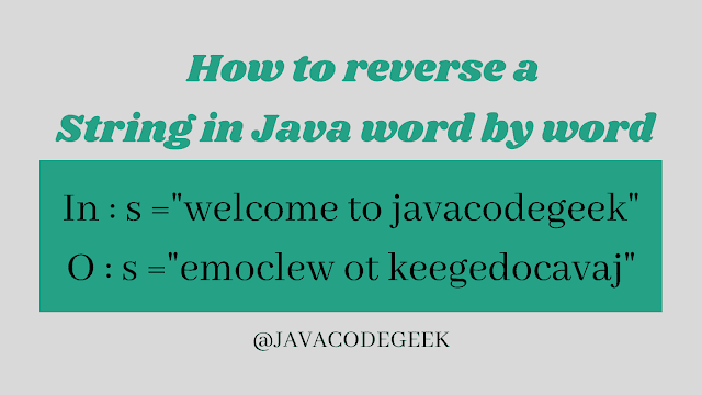 how to reverse a string in java word by word