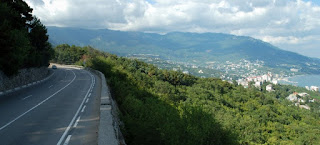 Serpentine road to Mount Ai-Petri