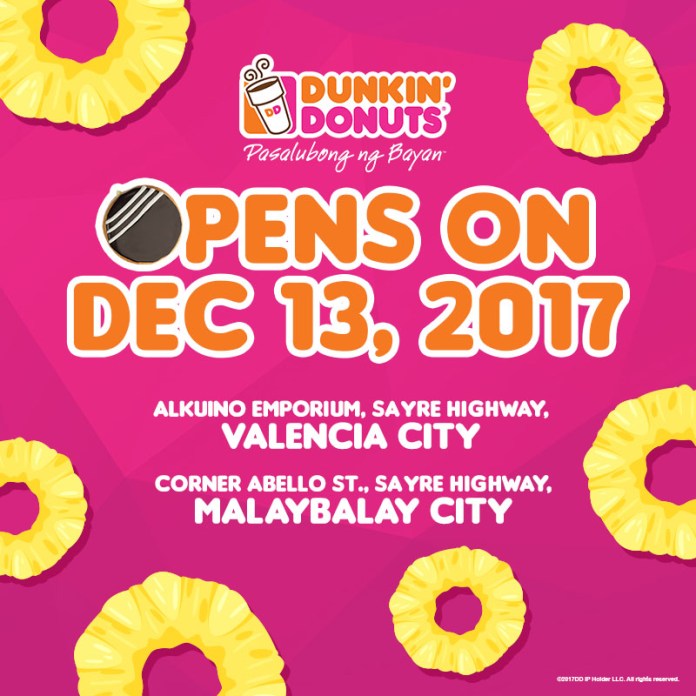 Dunkin Donuts' Opening in Malaybalay City and Valencia City with Derek Ramsay