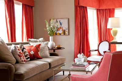 Living rooms In Red