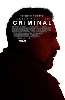 Criminal (2016) Kevin Costner Poster