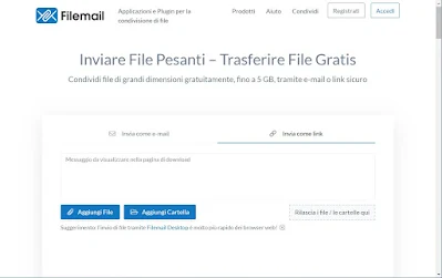sito Filemail Filemail