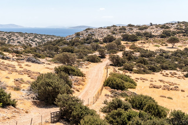 Piste d'Agiassos à Kalados-Naxos-Cyclades