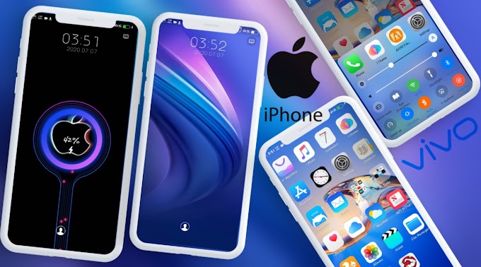 iphone x theme with charging animation for all vivo phones || very cool theme must use