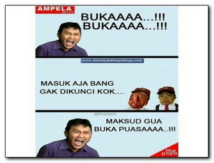 50 Kumpulan Gambar Lucu Puasa Ramadhan dan Meme Lucu