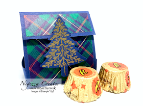 Nigezza Creates with Stampin' Up! Wrapped In Plaid , Perfectly Plaid & Reece's Mini Cups 