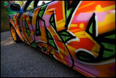 graffiti car, boomber graffiti