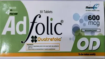 Adfolic OD tablet uses in pregnancy Benefits, dawaaipk24 pharmacy