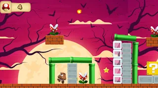 Jogo grátis Angry Mario Halloween atirador de bolas