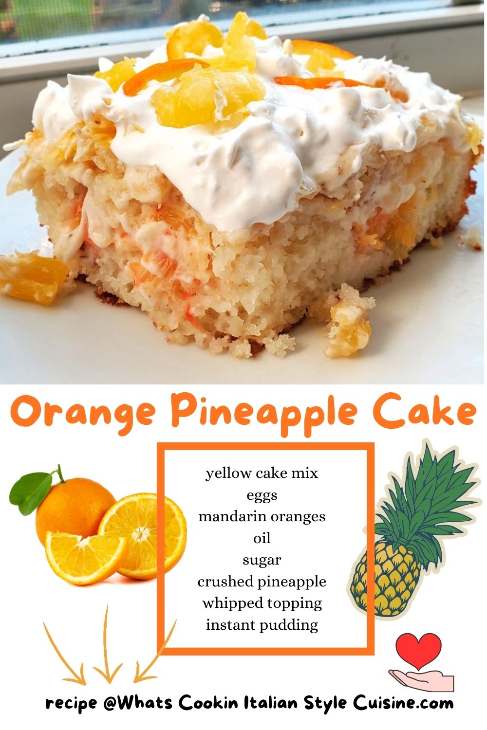 pin for later orange pineapple cake