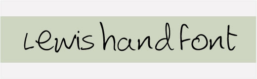 Handwriting-font-Lewis-Hand-Font-free-handwriting-fonts