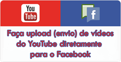 upload videos diretamente para o facebook, não compartilhar copy