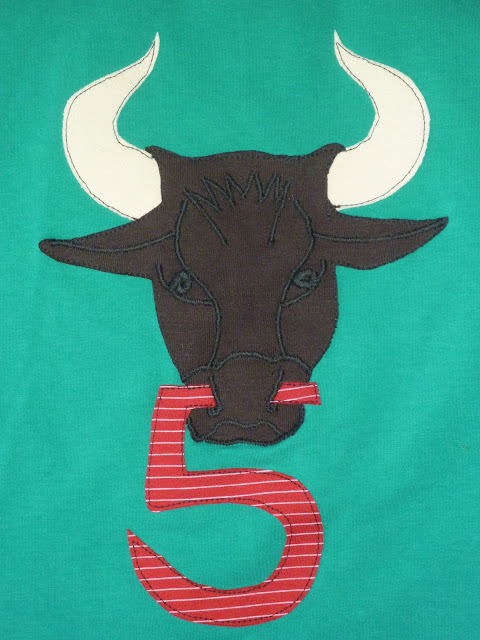 Stier auf Shirt