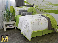 Lime Green Bedroom Wallpaper