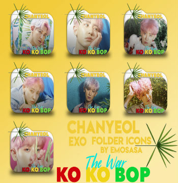 chanyeol__exo___ko_ko_bop__folder_icons_by_emosasa-dbgsf76