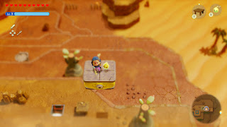 on a Platboom above the desert hills