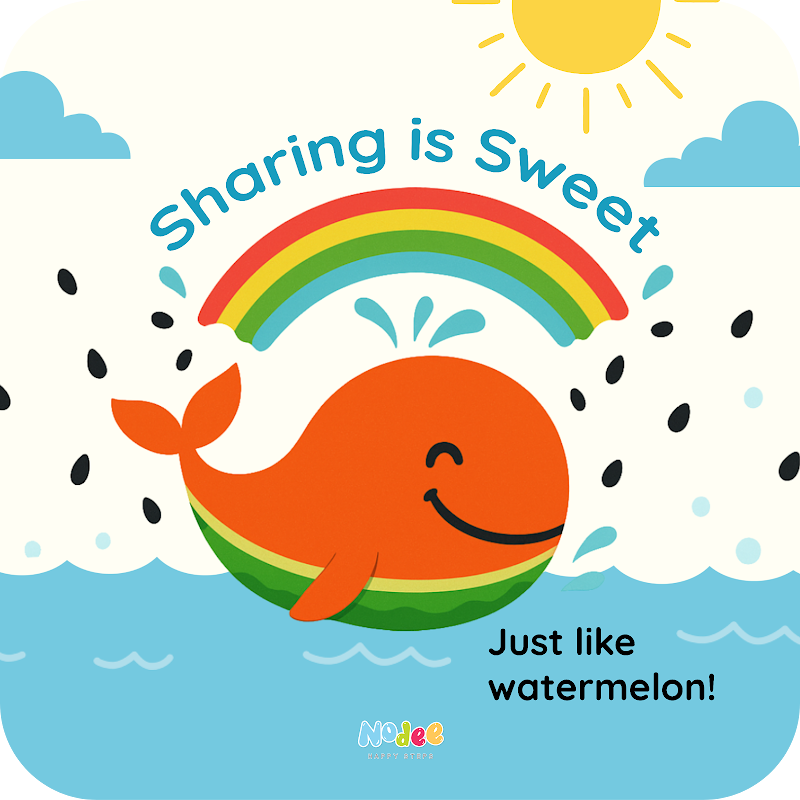 Illustration from Wally the Watermelon Whale, page 13