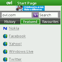 Nokia's Opera Mini Challenger - Ovi Browser beta 0.8.3