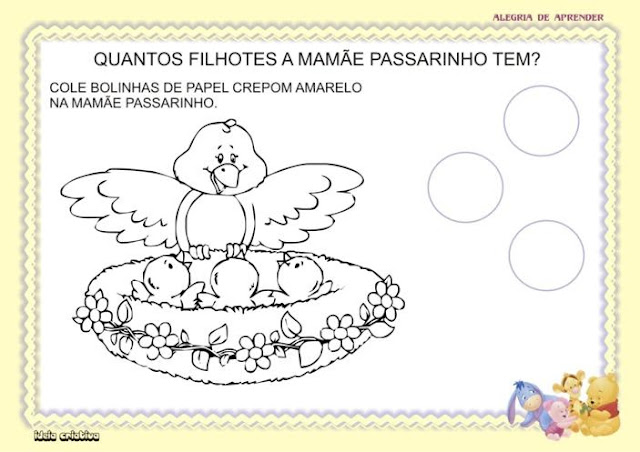 Caderno de Atividade Maternal Alegria de Aprender para imprimir grátis