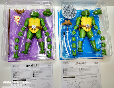 Review de los S.H.Figuarts TMNT "Leonardo" y "Donatello" de Tamashii Nations.