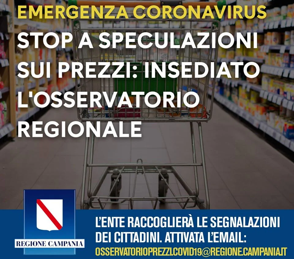 Osservatorio prezzi della Regione Campania