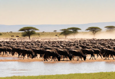 Wildebeest migration tour