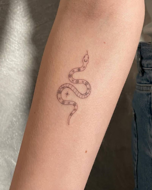 60 tatuagens de cobras para aqueles que adoram um pouco de ousadia