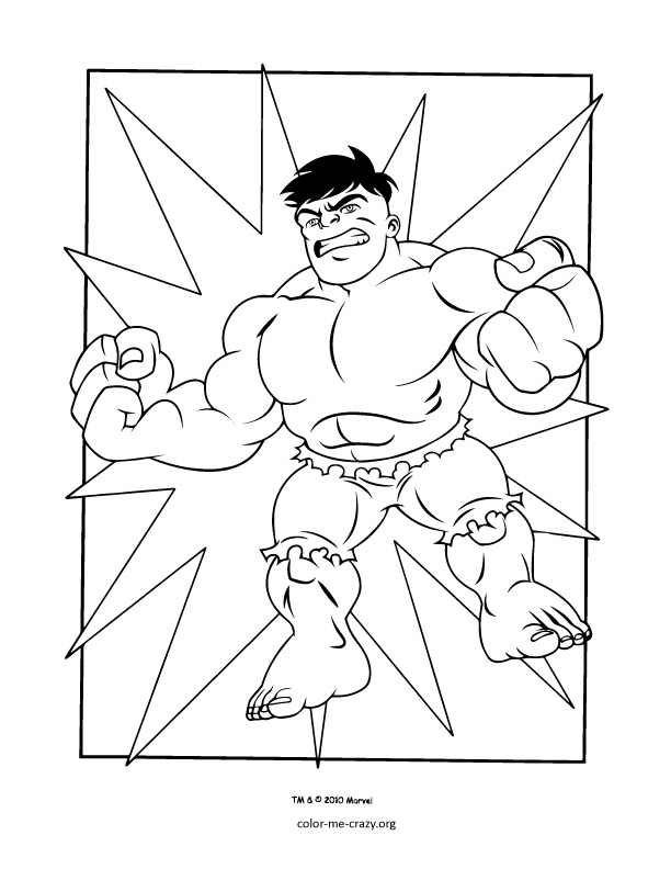 Superheroes Coloring Pages 5