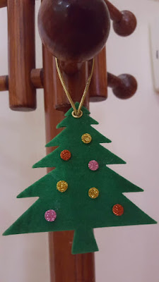 Christmas in July: Mini Tree Felt Ornaments