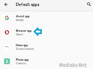 Mengganti Default Browser Di HP Realme