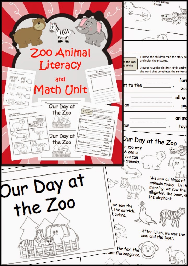 http://www.teacherspayteachers.com/Product/Zoo-Animal-Literacy-and-Math-Unit-1033001