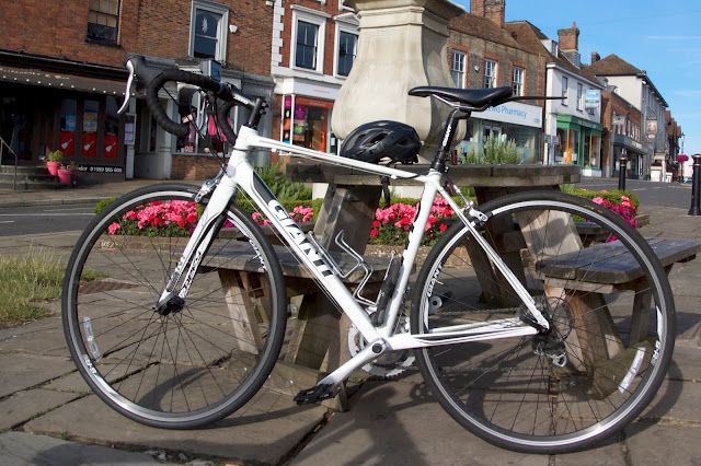 Westerham road bike flowers