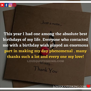 Thank you quotes for birthday wishes | Thank You Messages for Birthdays | Thank you messages for birthdays | Birthday thanks message