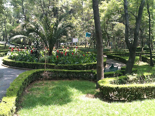 jardines Parque Hundido, DF, Mexicano es México