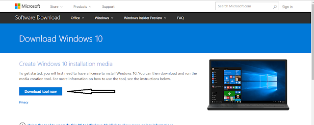 طريقة تحميل ويندوز 10 النسخه الاصليه من مايكروسوفت