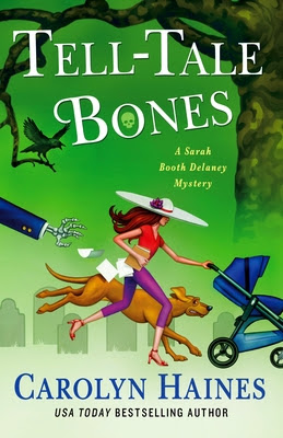 book cover of southern fiction cozy mystery Tell-Tale Bones by Carolyn Haines