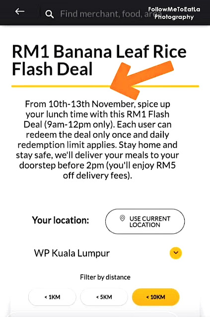 MAYBANK2U RM 1 BANANA LEAF RICE FLASH DEAL AT DEVI'S CORNER BANGSAR