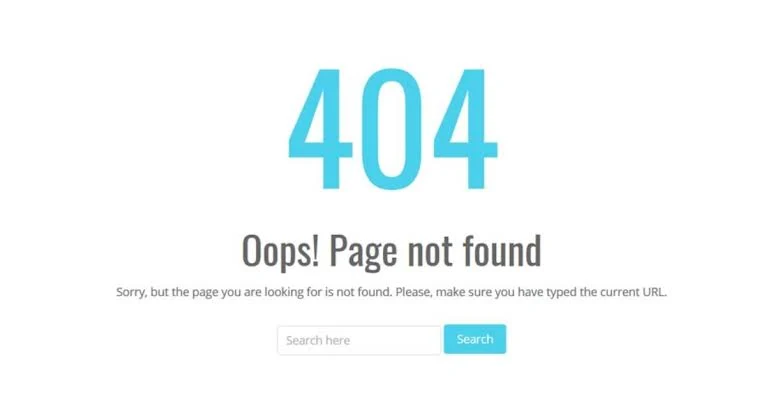 Redirects 404 Page To Specific Page